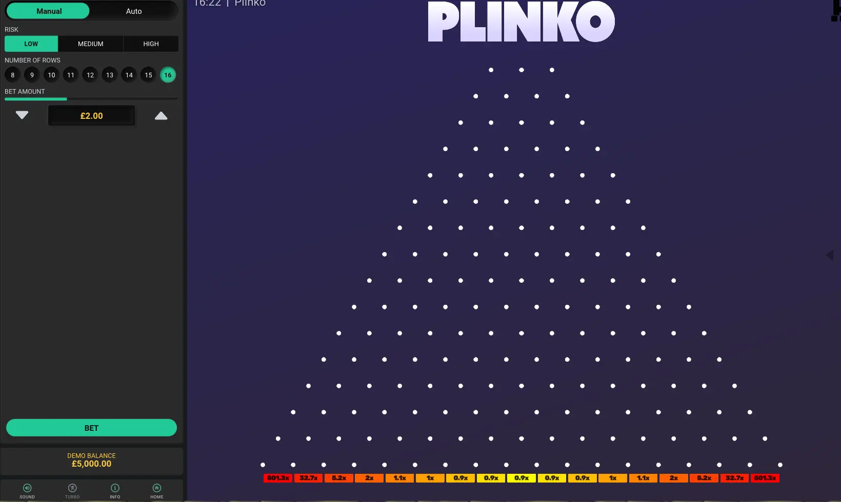 Plinko Low-risk Mode